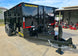 7x16 Telescopic Dump Trailer with 4ft Sides (2) 7K Axles W/ Hydraulic Jack Front Right