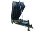 7x16 Telescopic Dump Trailer with 4ft Sides (2) 7K Axles W/ Hydraulic Jack - SLE Equipment - 1