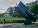7x16 Telescopic Dump Trailer with 4ft Sides (2) 7K Axles W/ Hydraulic Jack Tele Lifted