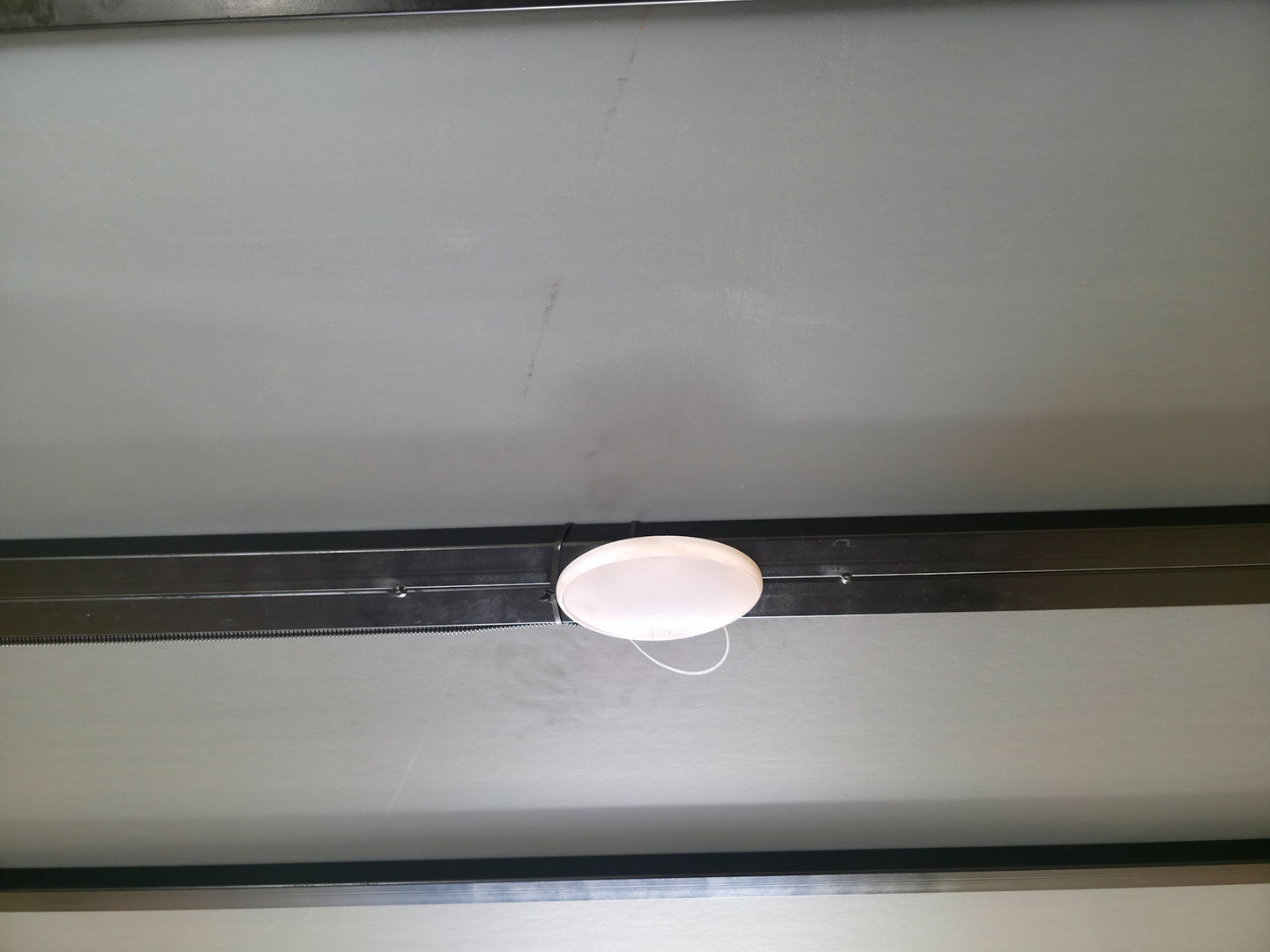 8.5x28 Flat Nose White Enclosed Trailer Roll Out Awning with AC Unit (2) 5,200LB Axles 12 Volt Dome Light 