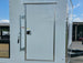 7x18 Hybrid Enclosed White with Alum Trim and Open Deck (2) 5200LB Axles Side Door