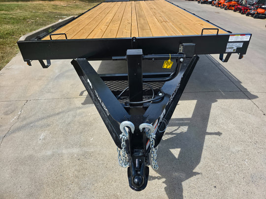 8.5x25 IBeam Deckover Trailer DoveTail (2) 7K Axles King Kong Ramps 14k GVWR - SLE Equipment - 11