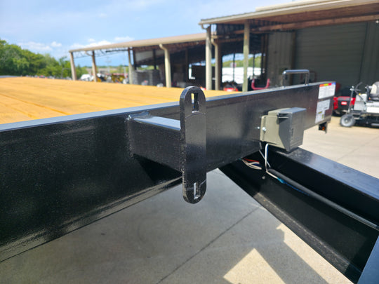 8.5x25 IBeam Deckover Trailer DoveTail (2) 7K Axles King Kong Ramps 14k GVWR - SLE Equipment - 13