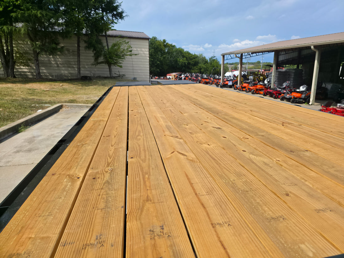 8.5x25 IBeam Deckover Trailer DoveTail (2) 7K Axles King Kong Ramps 14k GVWR - SLE Equipment - 15