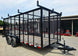 7x16 Debris Junk Trash Leaf Removal Trailer 6ft Mesh Sides and Ladder Racks 7k GVWR - SLE Equipment - 1