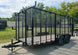 7x16 Debris Junk Trash Leaf Removal Trailer 6ft Mesh Sides and Ladder Racks 7k GVWR - SLE Equipment - 2