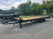 8.5x25 IBeam Deckover Dovetail Trailer (2) 10K Axles King Kong Ramps 20K GVWR Front Left