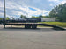 8.5x25 IBeam Deckover Dovetail Trailer (2) 10K Axles King Kong Ramps 20K GVWR Left Side Ramps Down