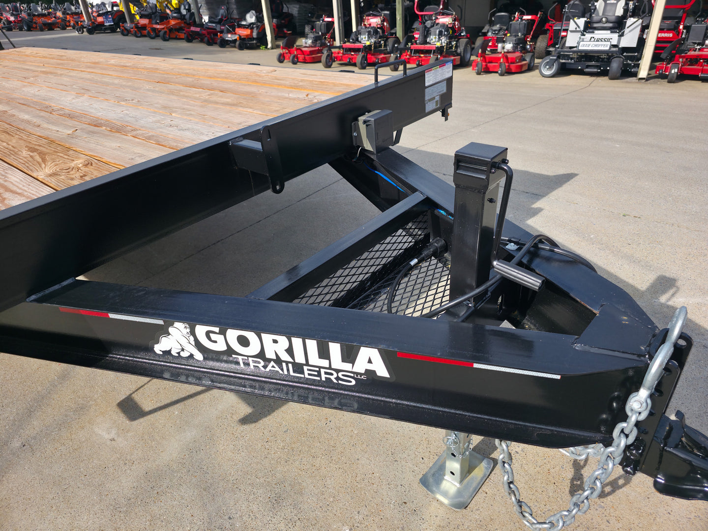 8.5x22 Deckover I - Beam Trailer (2) 5,200lb Axles Stand - Up Ramps 10K GVWR - SLE Equipment - 13