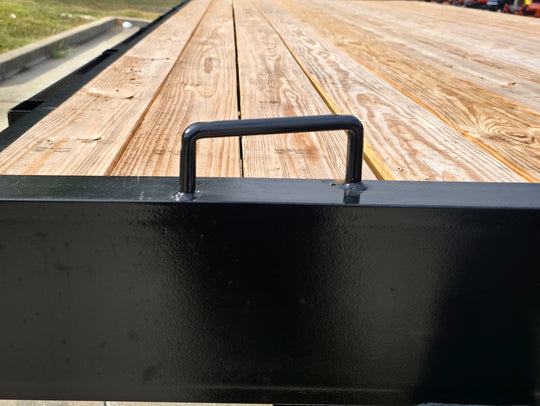 8.5x22 Deckover I - Beam Trailer (2) 5,200lb Axles Stand - Up Ramps 10K GVWR - SLE Equipment - 15