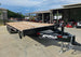 8.5x22 Deckover I - Beam Trailer (2) 5,200lb Axles Stand - Up Ramps 10K GVWR - SLE Equipment - 17