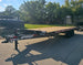 8.5x22 I - Beam Deckover Trailer (2) 7K Axles Stand - Up Ramps 14k GVWR - SLE Equipment - 7