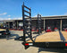 8.5x22 I - Beam Deckover Trailer (2) 7K Axles Stand - Up Ramps 14k GVWR - SLE Equipment - 12