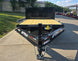 7x20 Hybrid Dump Utility Trailer with 3ft Sides Open Deck Equipment (2) 7K Axles Front 