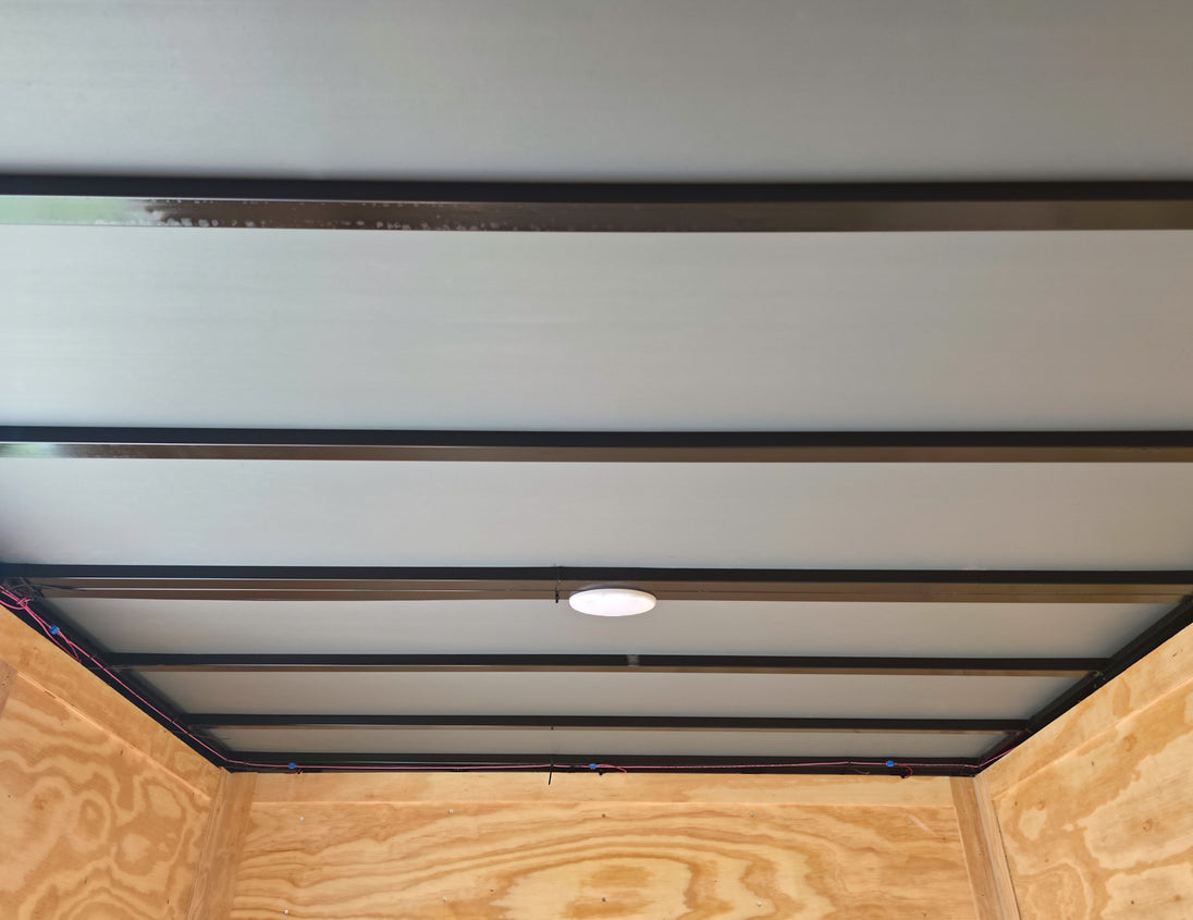 7x18 Hybrid Enclosed Trailer with Side Door (2) 5,200lb Axles Storage - SLE Equipment - 16