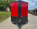6x12 Enclosed Trailer Red V - Nose Blackout Package 3,500lb Axle Storage - SLE Equipment - 2