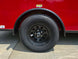 6x12 Enclosed Trailer Red V - Nose Blackout Package 3,500lb Axle Storage - SLE Equipment - 19