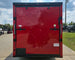 6x12 Enclosed Trailer Red V - Nose Blackout Package 3,500lb Axle Storage - SLE Equipment - 7