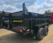 7x14 Telescopic Hydraulic Dump Trailer with 3ft Sides (2) 7K Axles 14K GVWR - SLE Equipment - 7