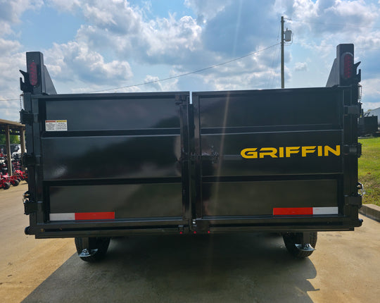 7x14 Telescopic Hydraulic Dump Trailer with 3ft Sides (2) 7K Axles 14K GVWR - SLE Equipment - 8