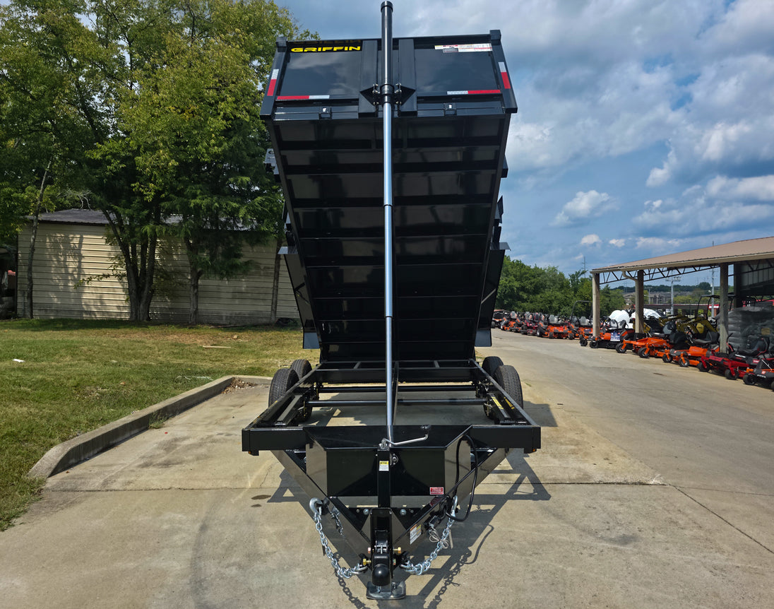 7x14 Telescopic Hydraulic Dump Trailer with 3ft Sides (2) 7K Axles 14K GVWR - SLE Equipment - 13