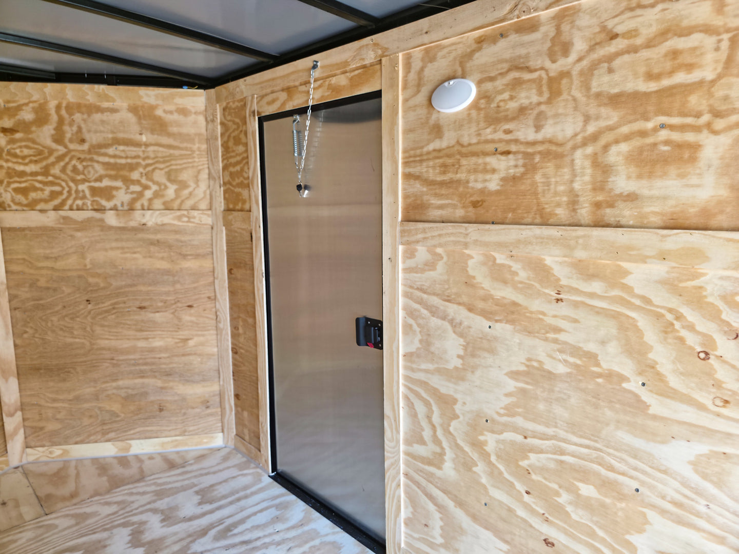 6x12 Enclosed Trailer Red V - Nose Blackout Package 3,500lb Axle Storage - SLE Equipment - 15