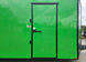 8.5x24 V Nose Neon Green Enclosed Trailer (2) 5200 LB Axles With Brakes 7 Ft Interior Height With Black Out Package Side Door