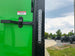 8.5x24 V Nose Neon Green Enclosed Trailer (2) 5200 LB Axles With Brakes 7 Ft Interior Height With Black Out Package LED Brake Light