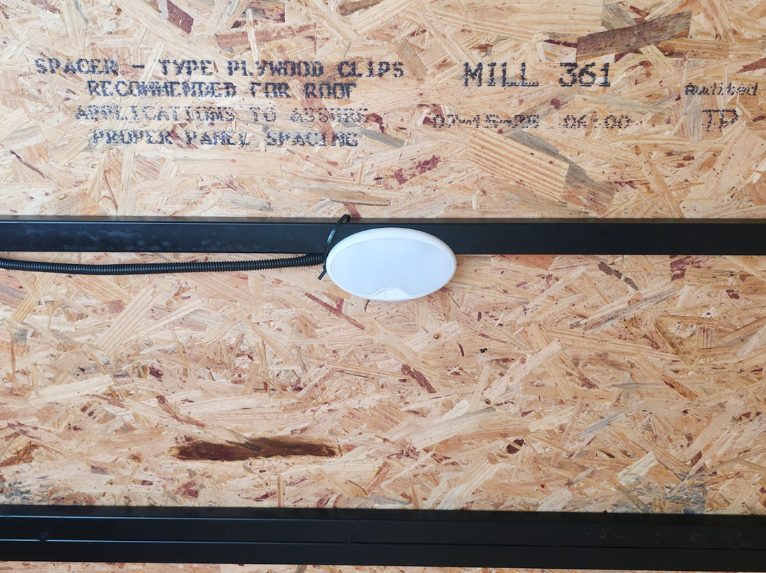 8.5x18 White Enclosed Hybrid with Rear Roof (2) 5200LB Axles Inside Dome Light