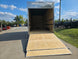 8.5x20 Enclosed Flat Nose with 9' Interior Height (2) 7,000LB Axles Rear Ramp Down