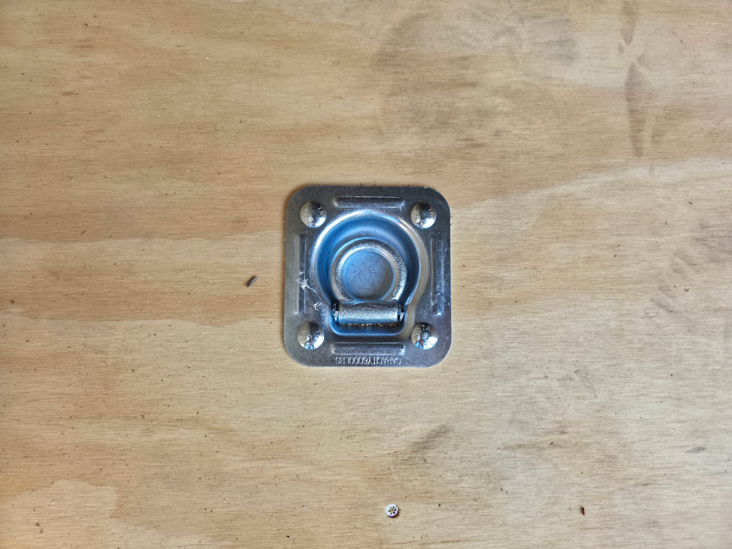 8.5x20 Enclosed Flat Nose with 9' Interior Height (2) 7,000LB Axles D-Ring