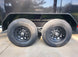 7x16x3 Gorilla Telescopic Dump Trailer 14k GVWR with Turf One Debri Loader 21HP V-Twin Tires