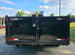 7x16x3 Gorilla Telescopic Dump Trailer 14k GVWR with Turf One Debri Loader 21HP V-Twin Rear