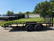 7' X 16' Straight Deck Heavy Duty Utility Trailer (2) 5,200lb Axles Left Side