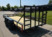 7' X 16' Straight Deck Heavy Duty Utility Trailer (2) 5,200lb Axles Front Left Gate Down Left Rear