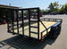 7' X 16' Straight Deck Heavy Duty Utility Trailer (2) 5,200lb Axles Front Left Gate Down Right Rear
