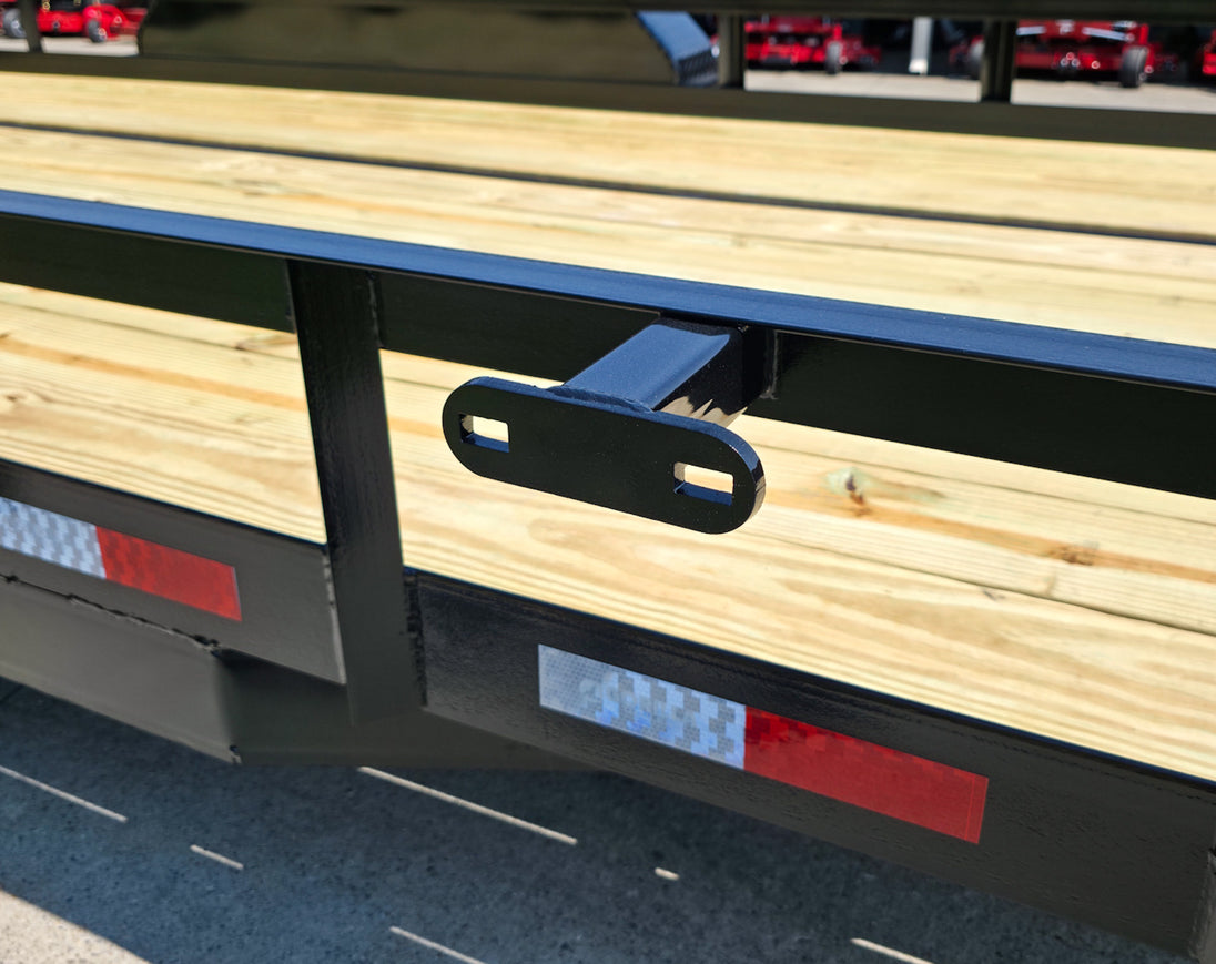 7' X 16' Straight Deck Heavy Duty Utility Trailer (2) 5,200lb Axles Tire Mount 