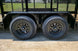 6.4x18 Debris Leaf Junk Trash Removal Cage Trailer with 21HP Loader 7K GVWR Tires