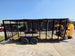 6.4x18 Debris Leaf Junk Trash Removal Cage Trailer with 21HP Loader 7K GVWR Left Side