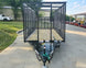 6.4' x 14' Leaf Cage Debris Loader Utility Trailer (2) 3500 Axles - SLE Equipment - 4