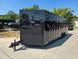 8.5 X 24 Black V - Nose Enclosed Trailer Blackout Pkg (2) 5,200lb Axles - SLE Equipment - 3