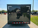 8.5 X 24 Black V - Nose Enclosed Trailer Blackout Pkg (2) 5,200lb Axles - SLE Equipment - 7