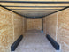 8.5 X 24 Black V - Nose Enclosed Trailer Blackout Pkg (2) 5,200lb Axles - SLE Equipment - 12