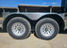7x24 Indigo Blue Hybrid Enclosed Trailer (2) 5200LB  Axles Tires 