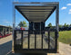 7x24 Indigo Blue Hybrid Enclosed Trailer (2) 5200LB  Axles Rear 