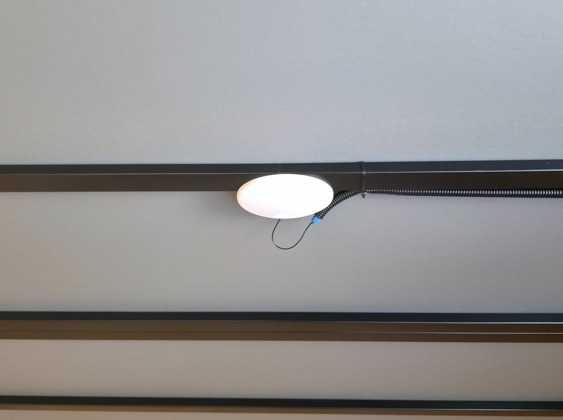 8.5x24 White Enclosed Hybrid with Side Ladder Racks (2) 7,000lb Axles 12 Volt Dome Light