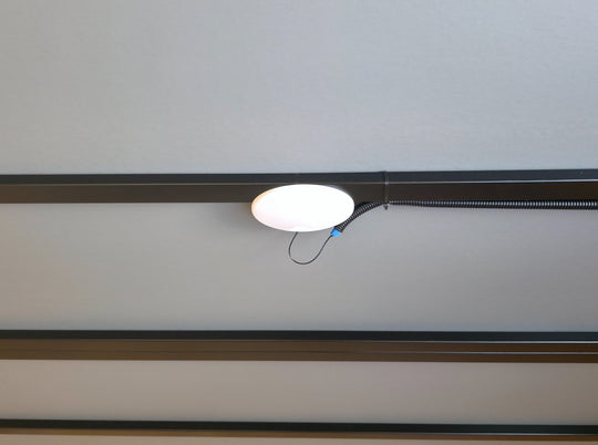 8.5x24 White Enclosed Hybrid with Side Ladder Racks (2) 7,000lb Axles 12 Volt Dome Light