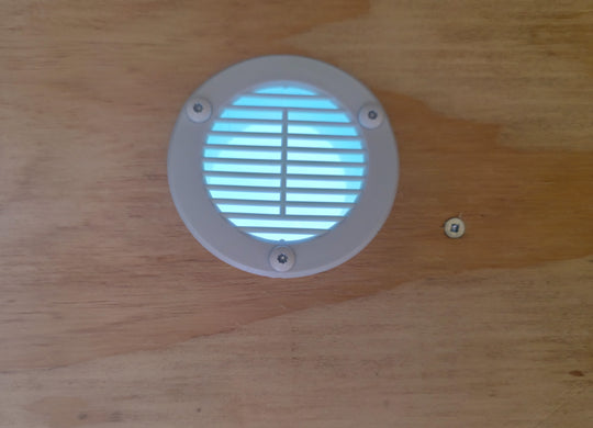 8.5x24 White Enclosed Hybrid with Side Ladder Racks (2) 7,000lb Axles Vent