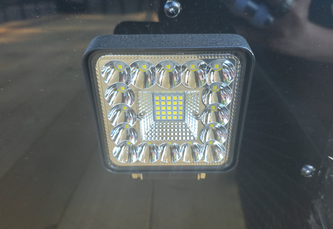 7x24 Black Hybrid Enclosed Trailer Aluminum Trim (2) 5200lb Axles Spot Light