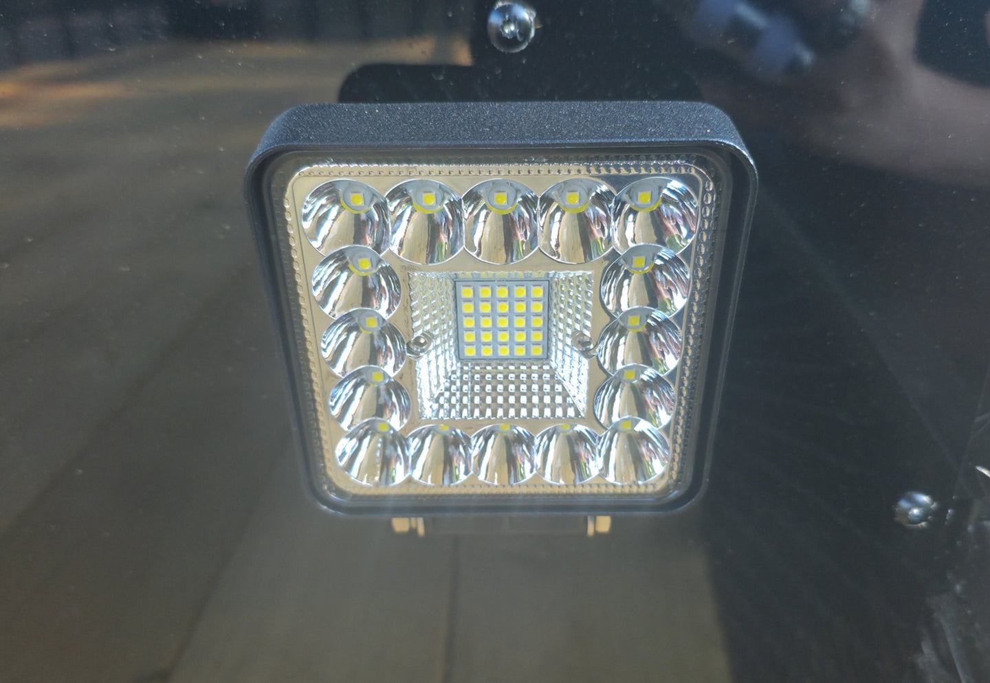 7x24 Black Hybrid Enclosed Trailer Aluminum Trim (2) 5200lb Axles Spot Light